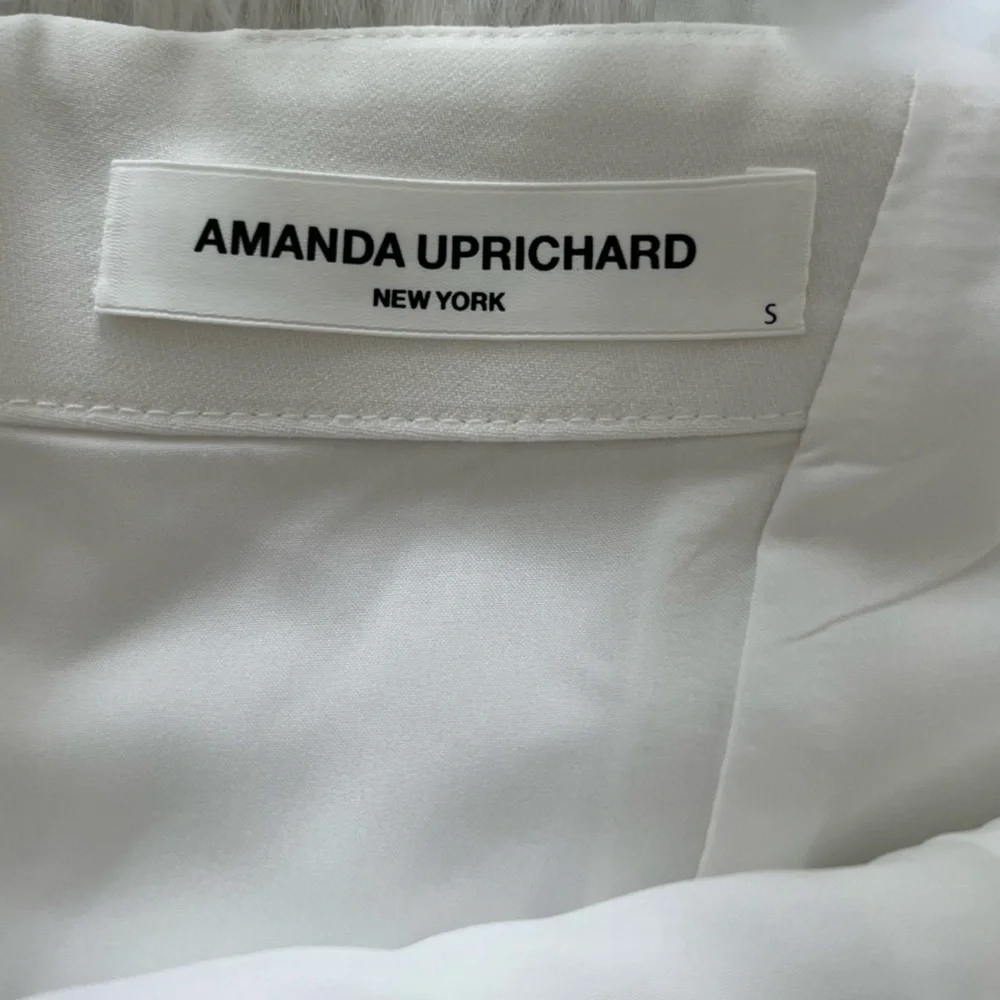 Amanda Uprichard Tia Puff Sleeve Mini Dress in White Women's Size small Bridal - Picture 7 of 10